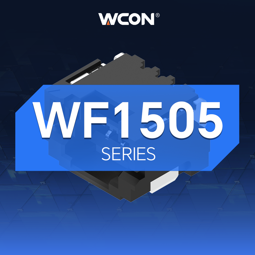 Connecteur fil-à-carte à sertir série WF1505 : pas de 1,50 mm pour des connexions compactes et fiables