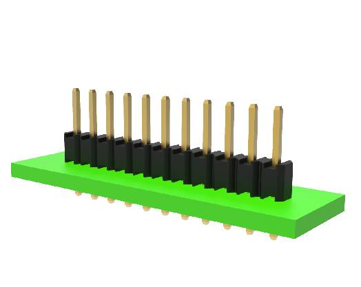 Embase à broche 2,50 mm