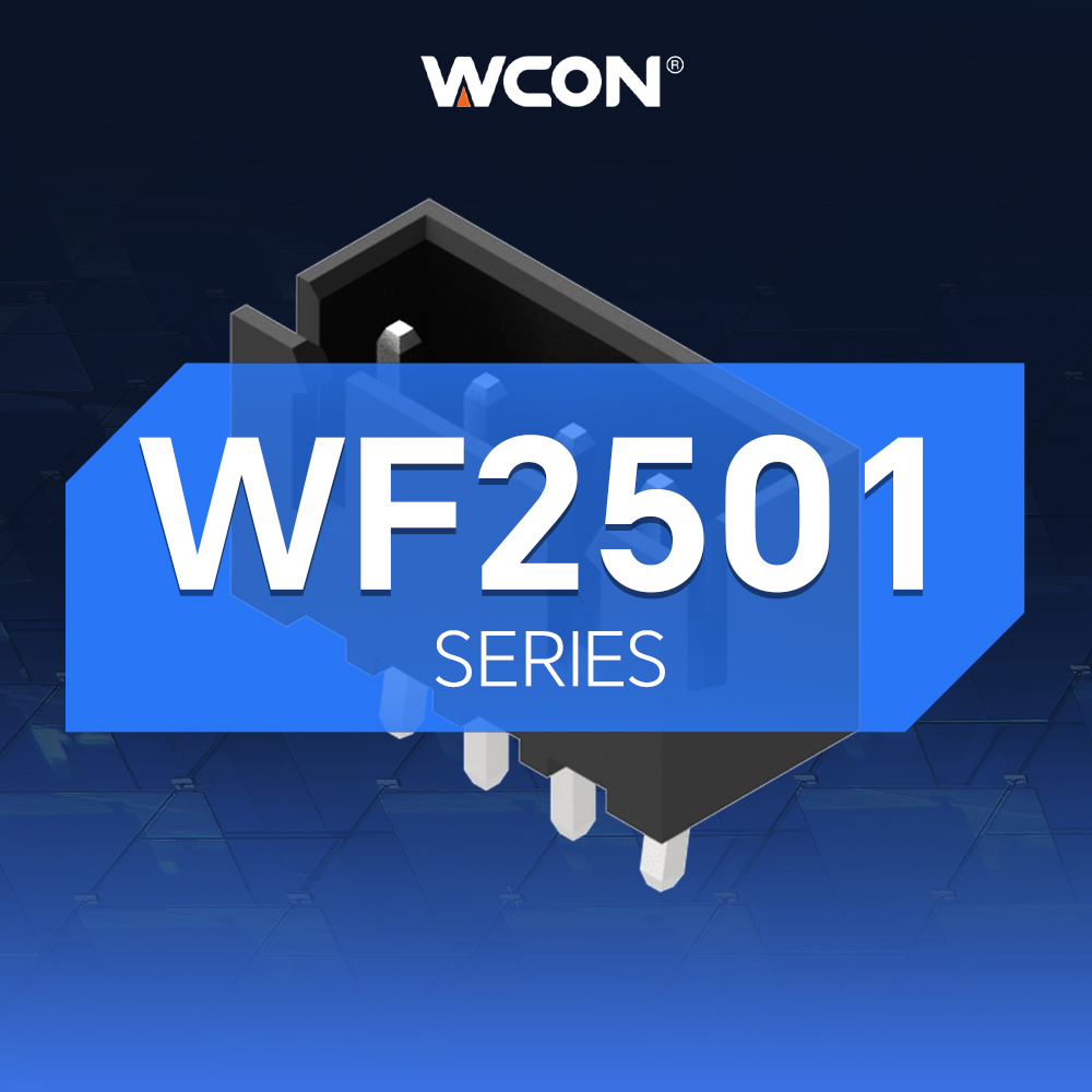 Connecteurs de la série WF2501 | Conception de verrouillage fil-to-carte à pas de 2,50 mm avec une force de rétention élevée