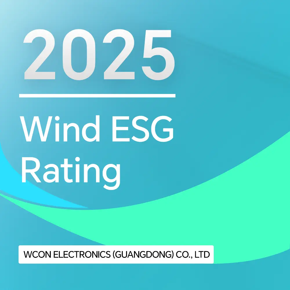 Wcon Electronics passe à « A » dans la notation ESG de l’éolien ! Les pratiques de durabilité sont reconnues de manière significative