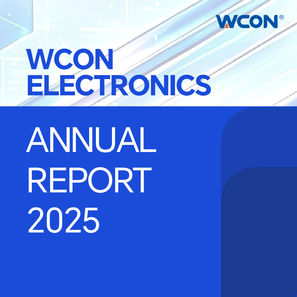 Guide visuel du rapport annuel 2025 de WCON Electronics